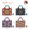 Ladies' shopping bag, underarm single-shoulder bag with handle, Chinese-style printed bag Specification image